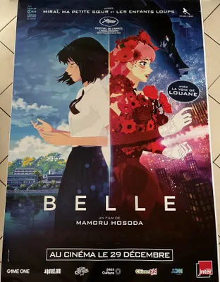 Image de BELLE - Mamoru HOSODA - Affiche Poster - 120x175cm