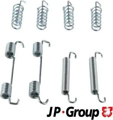 Produktbild von Zubehörsatz Feststellbremsbacken JP GROUP hinten für VW Caddy III Kombi (2KB, 2KJ, 2CB, 2CJ) Caddy III Kastenwagen (2KA, 2KH, 2CA, 2CH)