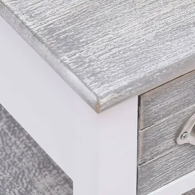 Immagine prodotto di Tavolino grigio 40x40x40 cm in legno di paulownia