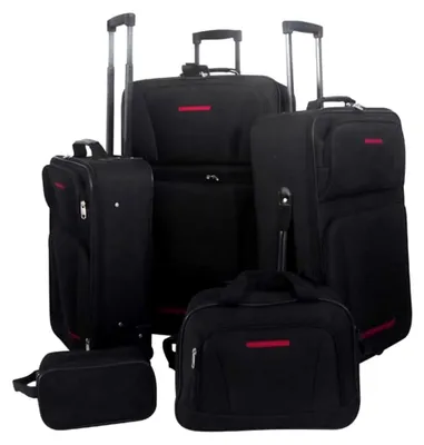 Produktbild von 5-teiliges Reiseset in Schwarz