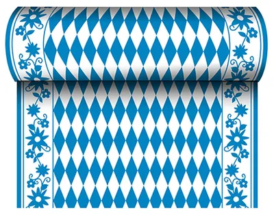Zdjęcie produktu dla Papstar 84495 - Rechteckig - Blau - Weiß - Zellulose - 400 mm - 24 m - 1 Stück(e) (84495)