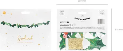 Produktbild von Girlande Mistelzweig, 1.5m, grün