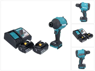 Immagine prodotto di Soffiatore a batteria Makita DAS180RT 18V Brushless + 2x batterie 5.0Ah + caricabatterie