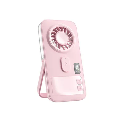 Produktbild von Handventilator mit Sprühnebel und Akku Aufladbar Mini Ventilator Tischventilator USB Tragbar Fan für Büro und Outdoor Rosa