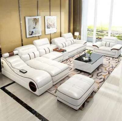 Immagine prodotto di Divano  divano angolare a forma di L, divano moderno imbottito, ideale per il relax, mobili per il soggiorno
