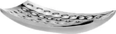 Produktbild von Edelstahl Schale rechteckig 18,5 x 30,5 cm, Schale in aufwendiger Hammerschlag-Optik