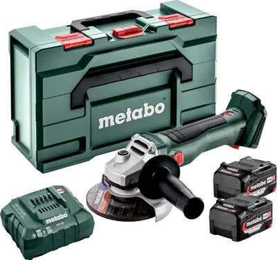 Produktbild von Metabo Winkelschleifer W 18 L Bl 9-125 2X4.0Ah Metabox