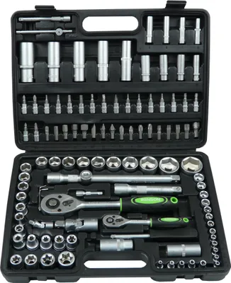 Produktbild von Torx-Steckschlüssel-Set 108-tlg. Chrom-Vanadium im Koffer