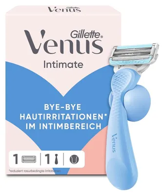 Image de Gillette Venus : rasoir intime pour femmes, comprenant 1 lame de rasoir et un manche