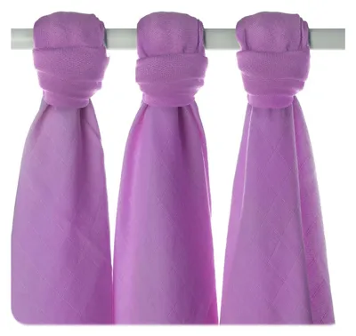 Obrázok produktu pre XKKO BMB Bambusová plienka 70x70, Lilac, (3ks)