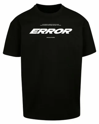 Produktbild von Mister Tee - "Error Wording" T-Shirt für Herren, Übergroß TN2173 (S) (Schwarz)