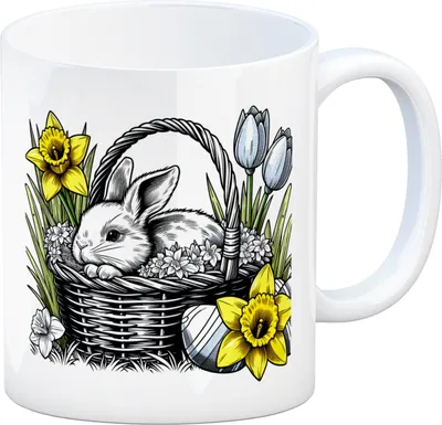 Produktbild von Osterhase im Osternest Kaffeebecher