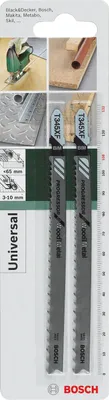 Immagine prodotto di Set di 2 lame da taglio multiuso BOSCH T345xf per legno e chiodi
