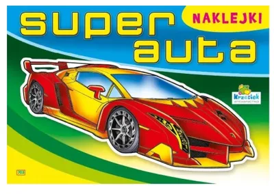 Zdjęcie produktu dla Kolorowanka Superauta z naklejkami