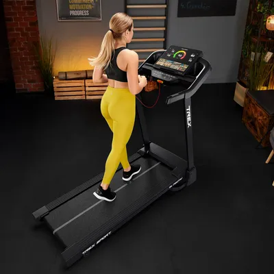 Produktbild von TREX SPORT Laufband für zuhause klappbar TX-750TM NORE | Treadmill mit Steigung 15 Stufen, Dämpfung, 15 km/h, 19 Programme