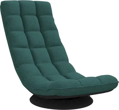 Immagine prodotto di Sedia da Terra Girevole Verde Scuro 70x51x79 cm in Tessuto