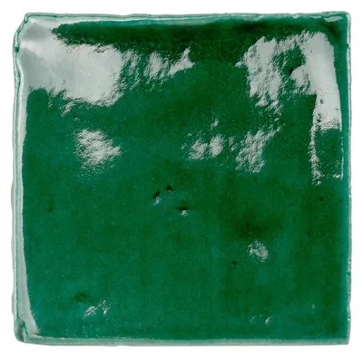 Produktbild von Vitri Terrakotta Fliese glasiert Grün 10x10 cm