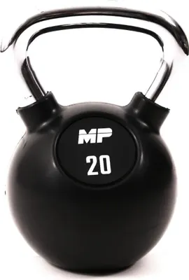 Produktbild von Muscle Power Rubberen Kettlebell 20 kg Schwarz