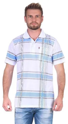 Produktbild von Herren Poloshirt T-shirt Polo-Hemd Kurzarm, Weiß M