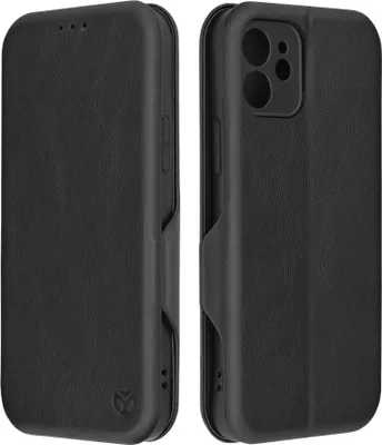 Produktbild von Techsuit Safe+ Book Wallet Klapphülle für Apple iPhone 12 - Schwarz