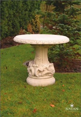 Produktbild von Tische Römischer Stil Garten Stein Tisch Rund Terrassen Möbel Gartenmöbel Deko