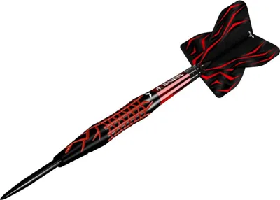 Produktbild von Mission Lava Steeldarts 95 % Wolfram–Schwarz/Rot Electro 22g