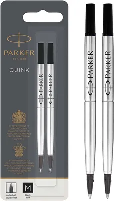 Productafbeelding van Parker 1950325 Rollerballmine M Schwarz 2er Blister(S)
