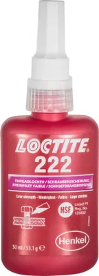 Zdjęcie produktu dla LOCTITE 222 BO 50ML EGFD Środek do zabezpieczania gwintów Henkel