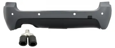 Immagine prodotto di Paraurti posteriore con terminale di scarico in carbonio per BMW Serie 5 E61 (2003-2007) M-Tech, look sportivo.