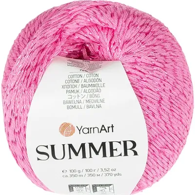 Produktbild von Garn SUMMER – 100 g, 350 m – Rosa