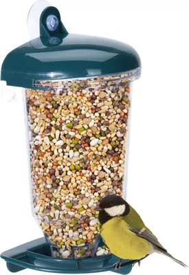 Zdjęcie produktu dla Karmnik dla ptaków z podajnikiem, 22 cm