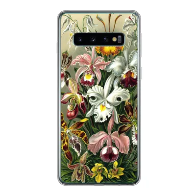 Produktbild von MuchoWow® Handyhülle Schutzhülle Hülle für Samsung Galaxy S10 Orchidee - Haeckel - Kunst Silikon Softcase Handy Hülle - Handytasche