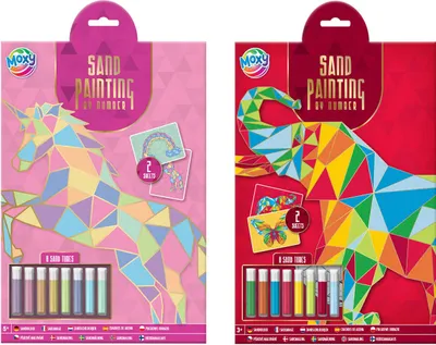 Produktbild von Kreative Handwerksgruppe, die Sandbilder machen, 10dlg.