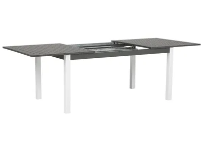 Produktbild von BELIANI Gartentisch Dunkelgrau Aluminium 168/248x100 cm Ausziehbar Modern