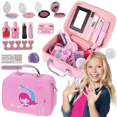 Produktbild von Großes Nagel-Make-up-Set für Mädchen, Etui