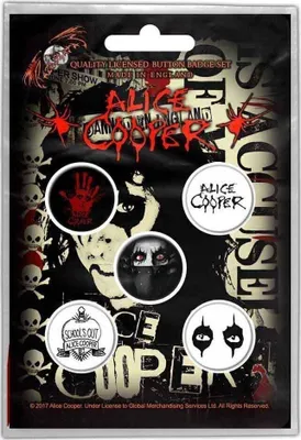 Produktbild von Alice Cooper - Augen Button Abzeichen Pack