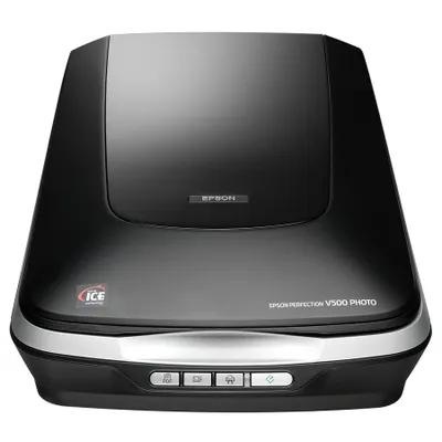 Produktbild von Epson Epson Perfection V500 Photo, 216 x 297 mm, A4, 6400 x 9600 DPI, AC, 0 - 35 °C, Flachbett