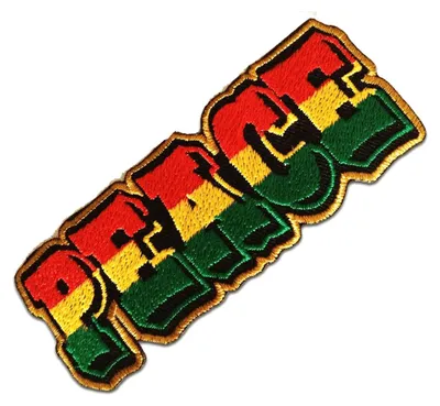 Obrázek produktu pro Reggae Peace Frieden - nášivka, nažehlovací nášivka, nášivka, nášivky, k nažehlení, velikost: 9,5 x 4 cm