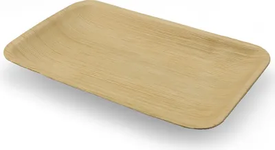 Produktbild von Schale aus Palmblatt rechteckig, 250 x 160 x h 22 mm, 20 Stück
