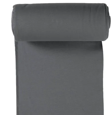 Produktbild von 10m Rolle Bündchenstoff Uni 35/70cm Schlauchware  Jersey Bezugsstoff
