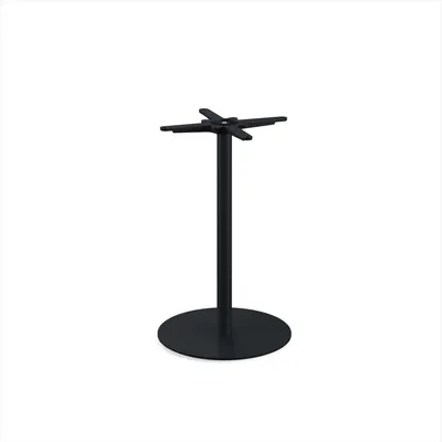 Image de Urban - Table de terrasse, structure noire + plateau HPL noir, Ø70 cm, 1 pièce