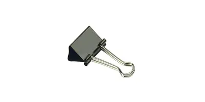 Produktbild von ALCO Foldbackklemmer 15mm 5mm Stahl schwarz 12 St./Pack.