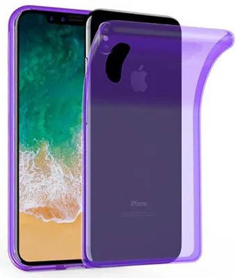 Produktbild von Cadorabo Hülle für Apple iPhone X / XS Schutz Hülle in Lila Schutzhülle TPU Silikon Cover Etui Case