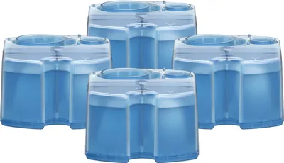 Produktbild von Braun CCR4 4er Pack - Reinigungs-Kartuschen - blau
