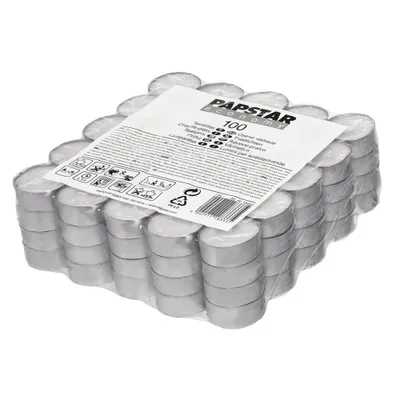 Obrázek produktu pro 100 čajových svíček STARPAK bílé