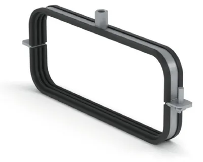 Obrázok produktu pre Naber COMPAIR STEEL flow® 150 plochá podpera potrubia pozinkovaná oceľ 4061022