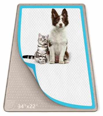 Image de Support de toilettes pour chiens en silicone étanche 86 x 56 cm