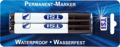 Produktbild von 2 Permanentmarker / Strichstärke: 2-4mm / Farbe: schwarz