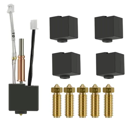 Hotend-Kit für Kobra 3, 4 Silikonsocken + 5 Düsen 0,4 mm