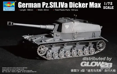 Produktbild von Trumpeter German PZ.Sfl.Iva Dicker Max 1:72, 07108